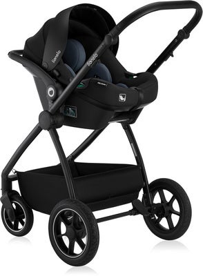 Lionelo Meril 3-in-1 Kombivogn, Black Onyx