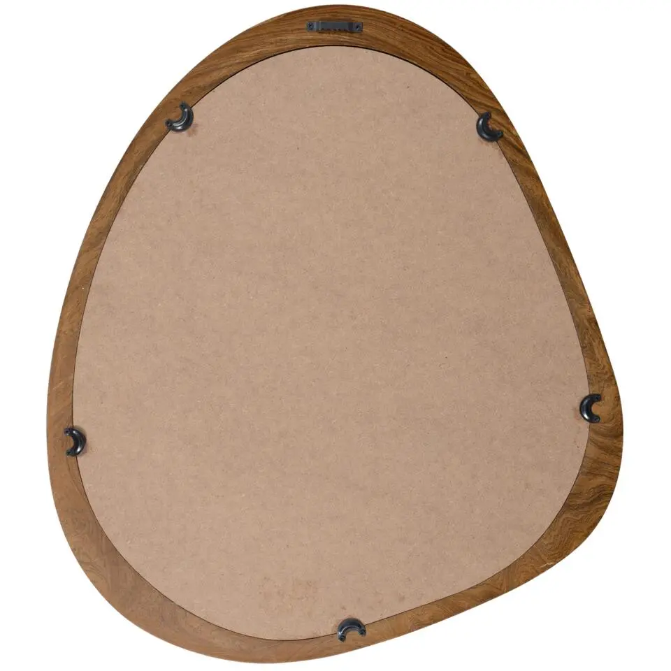 WOOOD Leif Spiegel - Hout - Naturel - 48x44x2