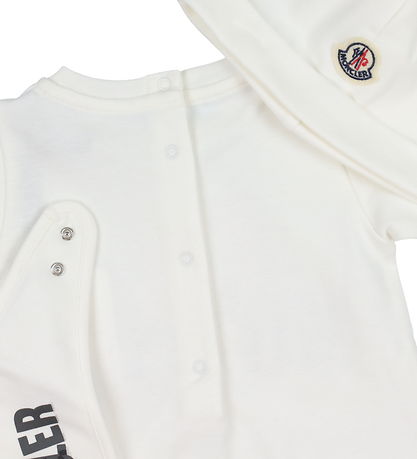 Moncler S?t - Heldragt/Savlesm?k/Hue - Off White m. Rosa
