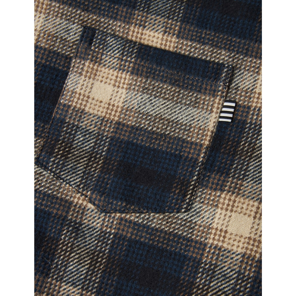 Køb Mads Nørgaard Midnight Navy Check Soft Flannel Svano Skjorte