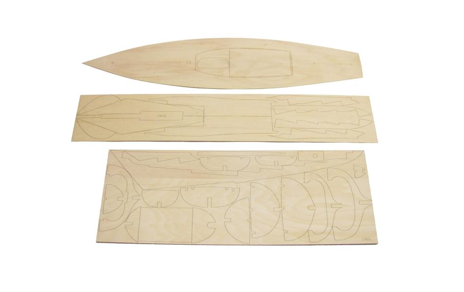 Bausatz Segelboot Dragen, 750 mm 1:12<br>Segelboot Modellbausatz aus Holz