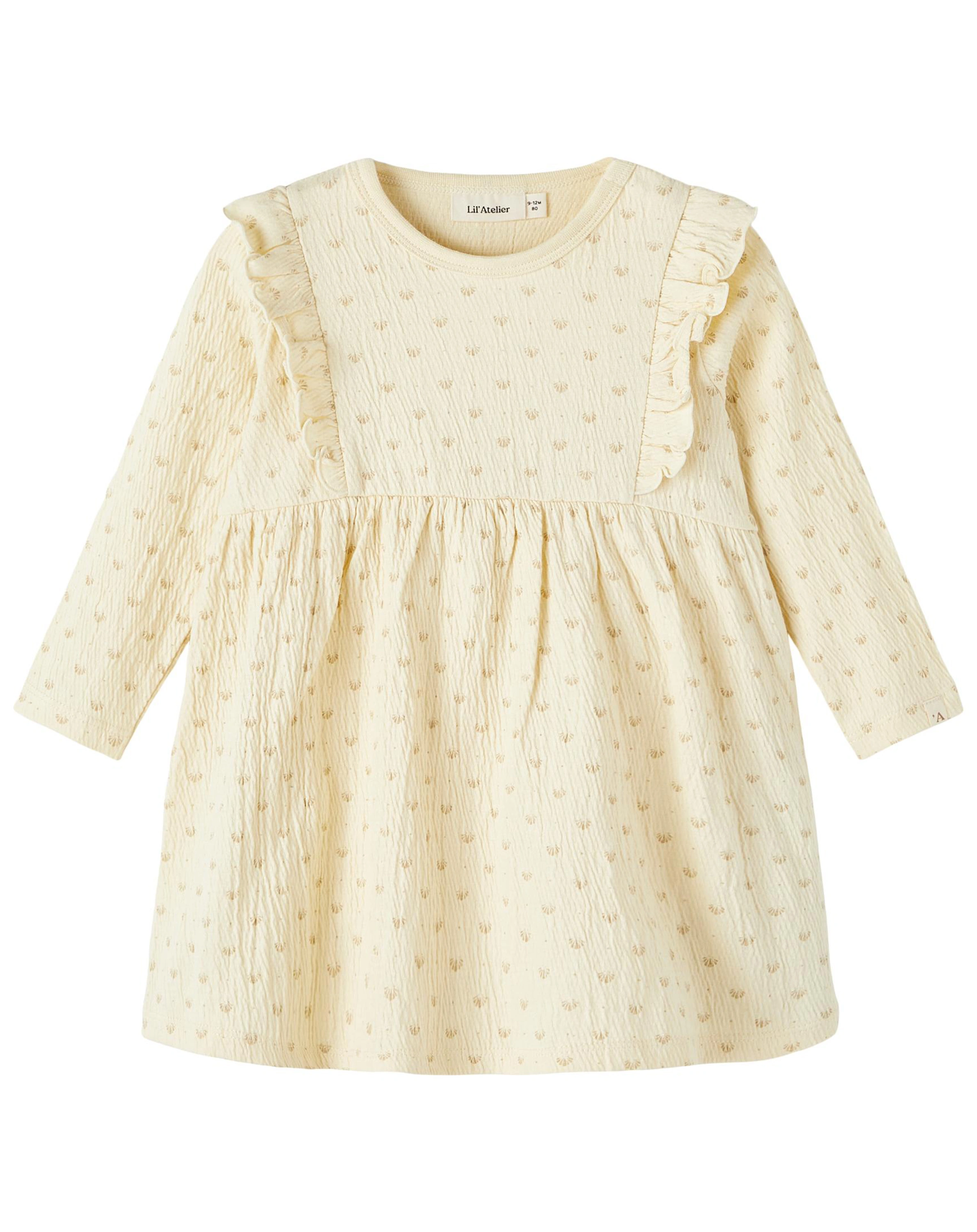 Body-Kleid NBFDIDA RUFFLES in turtle dove