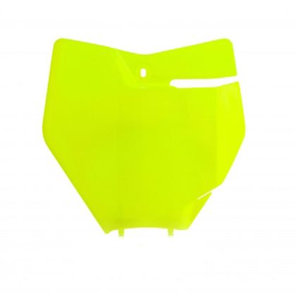 Plaque avant Polisport COULEUR JAUNE FLUO