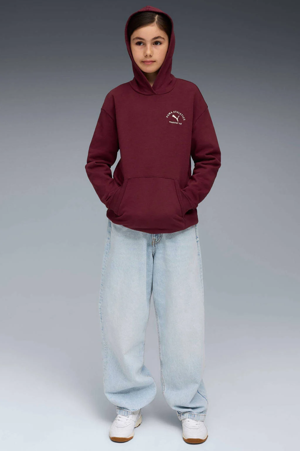 Puma hoodiedonkerrood