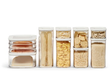 Modula set bewaardozen 9-delig - wit
