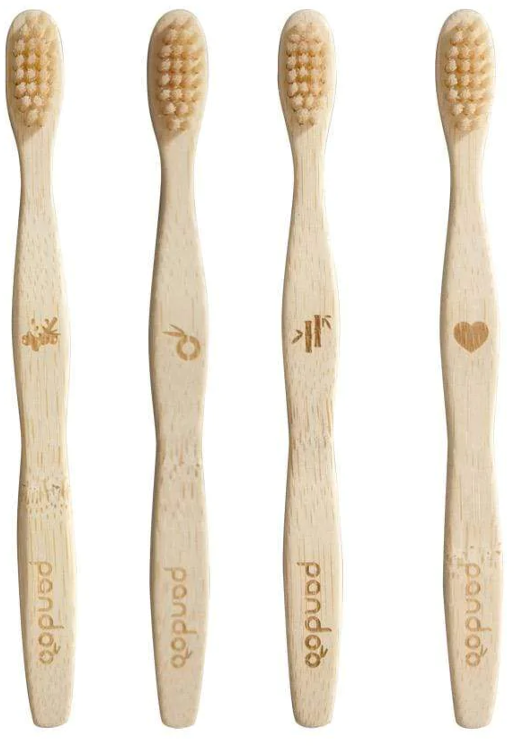 pandoo  Kinder-Zahnbürsten, 4 Stk