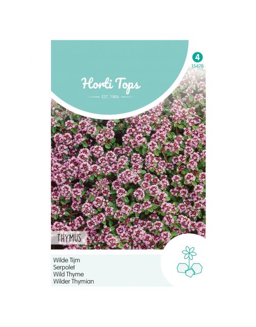 Hortitops Thymus - Wilde Tijm Purperrood - Bloemenzaden - 150 g