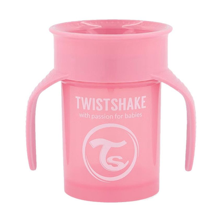Tasse 360° 230ml 6m+ - Rose pastel - Ecru
