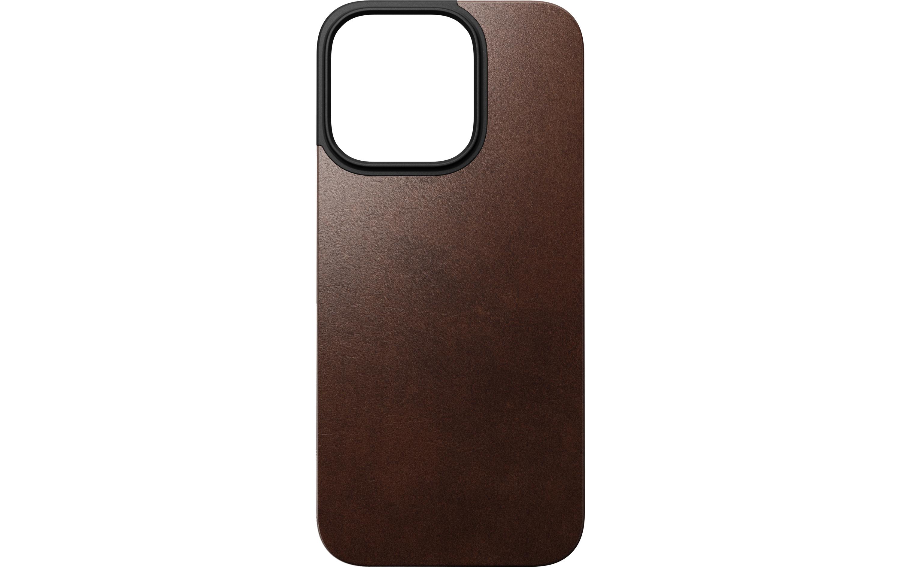 Back Cover Magnetic Leather iPhone 16 Pro RostbraunModerne Schutzhülle aus Leder für das Apple iPhone 16 Pro