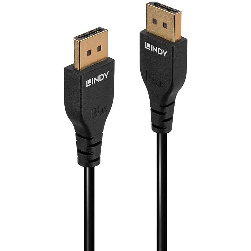 Lindy Câble Slim DisplayPort 1.4, 0.5m