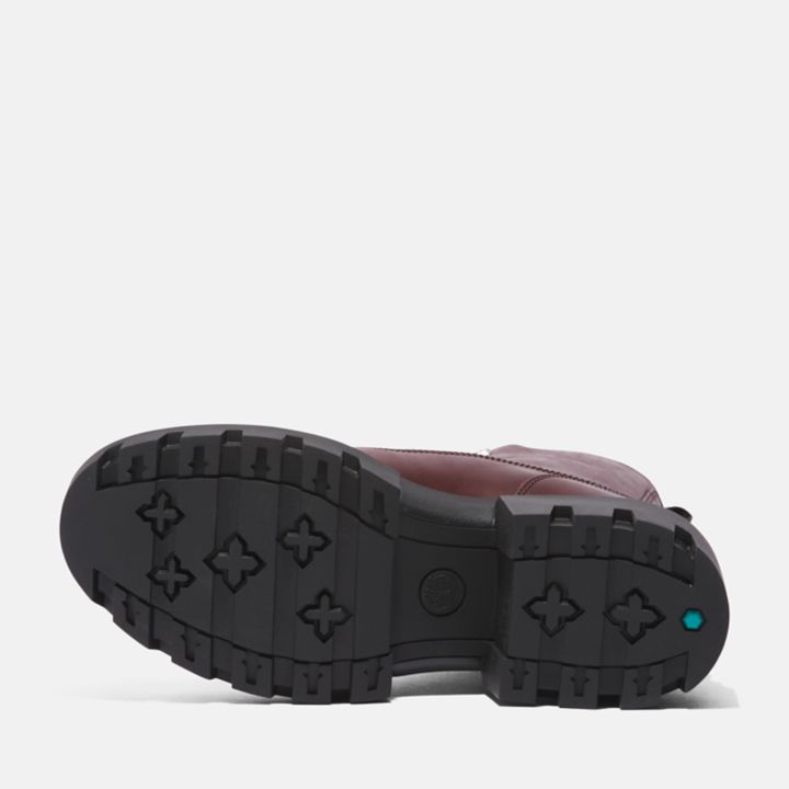 Bota Everleigh de 6 polegadas para mulheres na cor bordô.