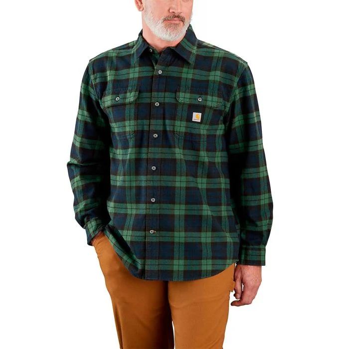 Flannel L/S Plaid Shirt Heavyweight Men herreskjorte
