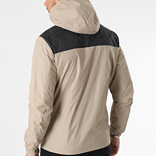 Veste Zippée Capuche Camouflage Filo Light Beige