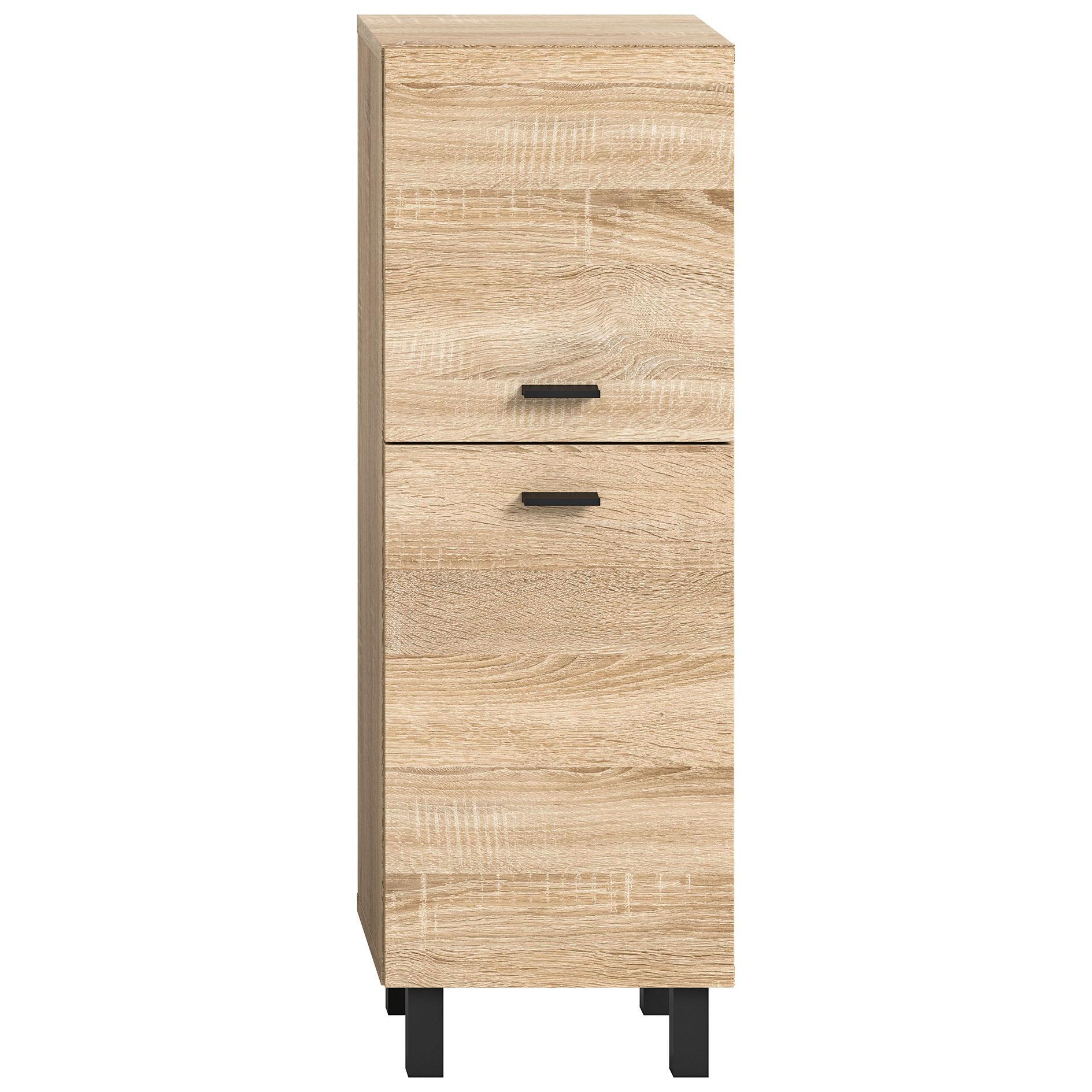 Badschrank BOSTON - Sonoma Eiche - 80 cm hoch