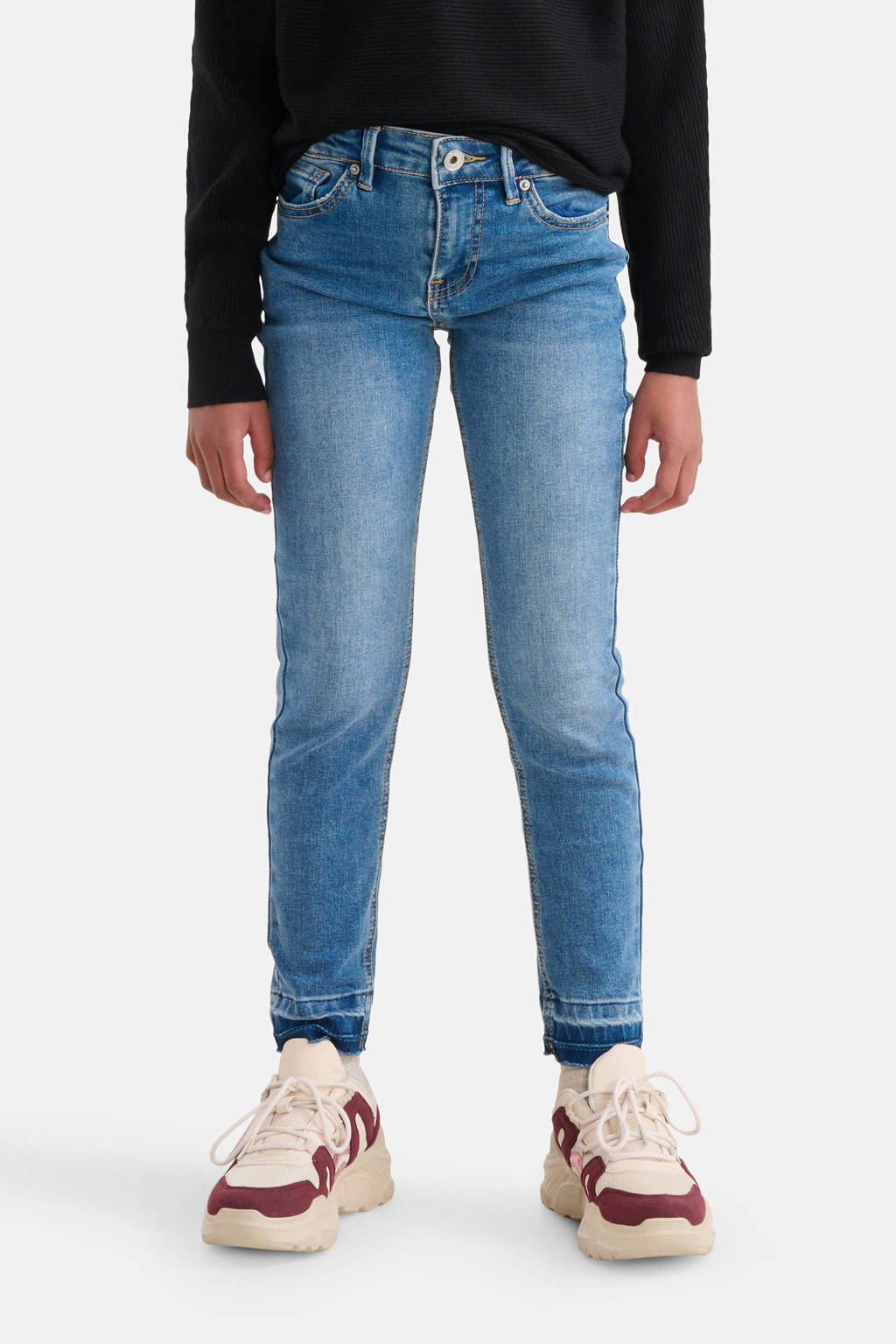 Shoeby high waist skinny jeans mediumstone