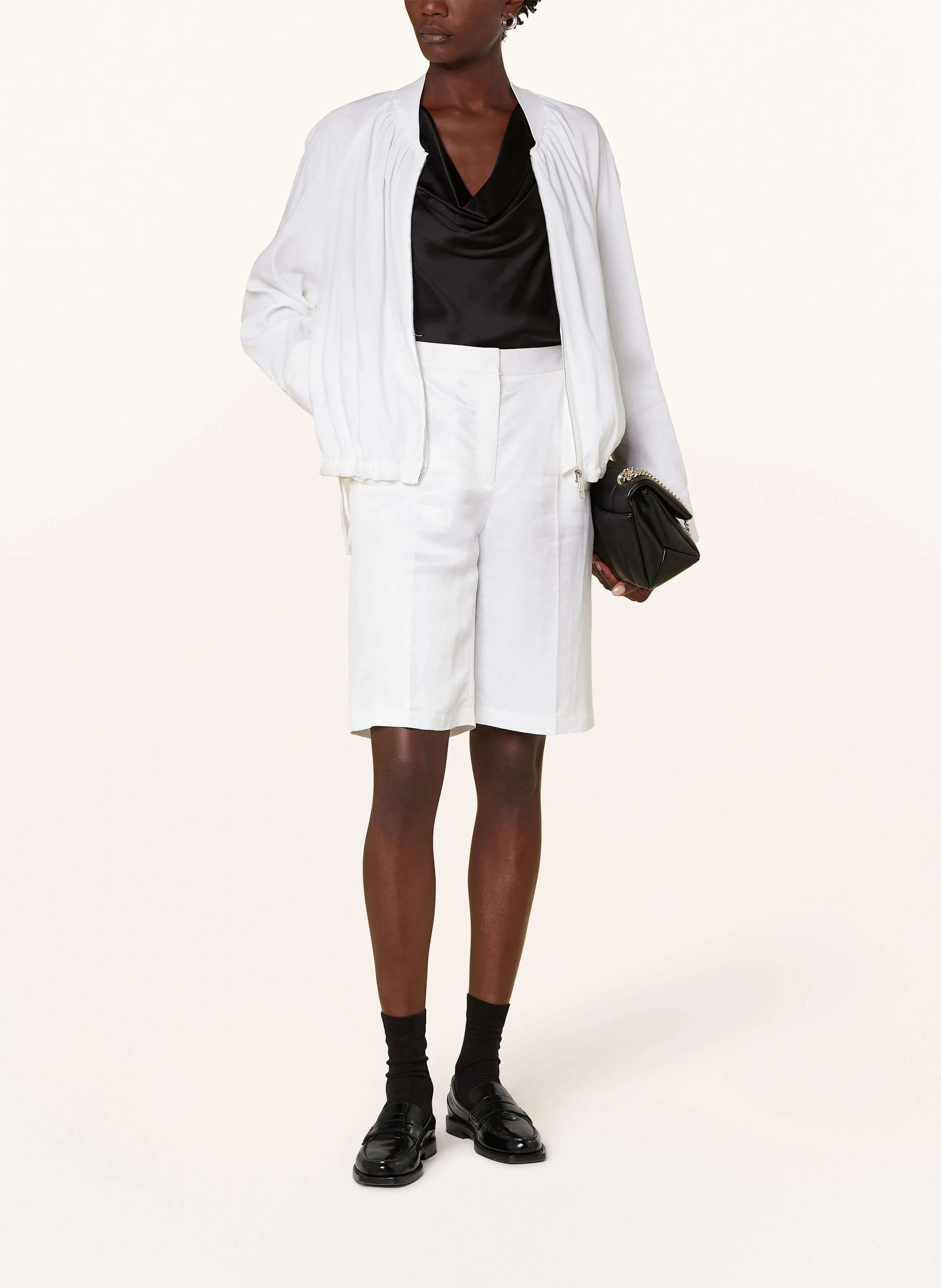 BOSS Blouson JALPES mit Leinen