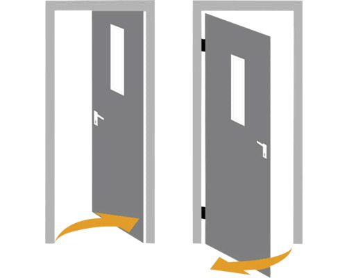Pertura binnendeur Yori CPL design wit (vergelijkbaar met RAL 9003) 86 x 198,5 cm linksdraaiend zonder sleutelgat
