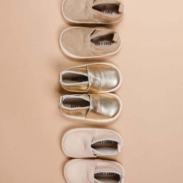 Baby Dutch Babyboots Lou Roze Leather