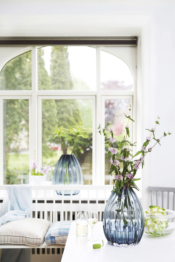 Holmegaard Holmegaard Vase 2Lips Blå Blå