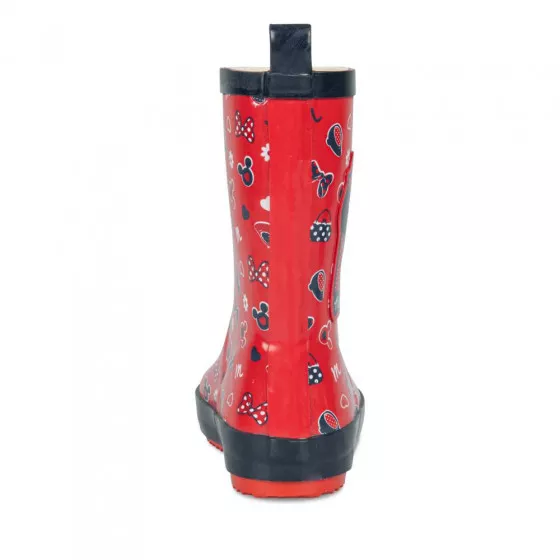 Bottes de pluie ROUGE MINNIE
