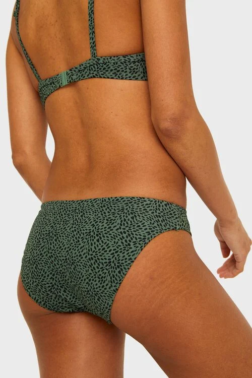 bas bikini femme - animal vert