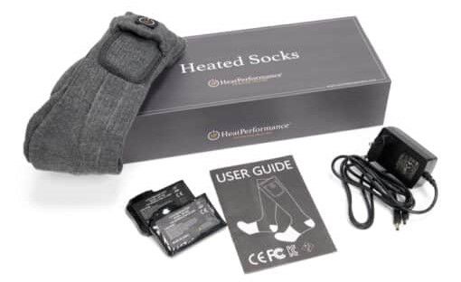 THIN Heizsocken  grau  M=39-41