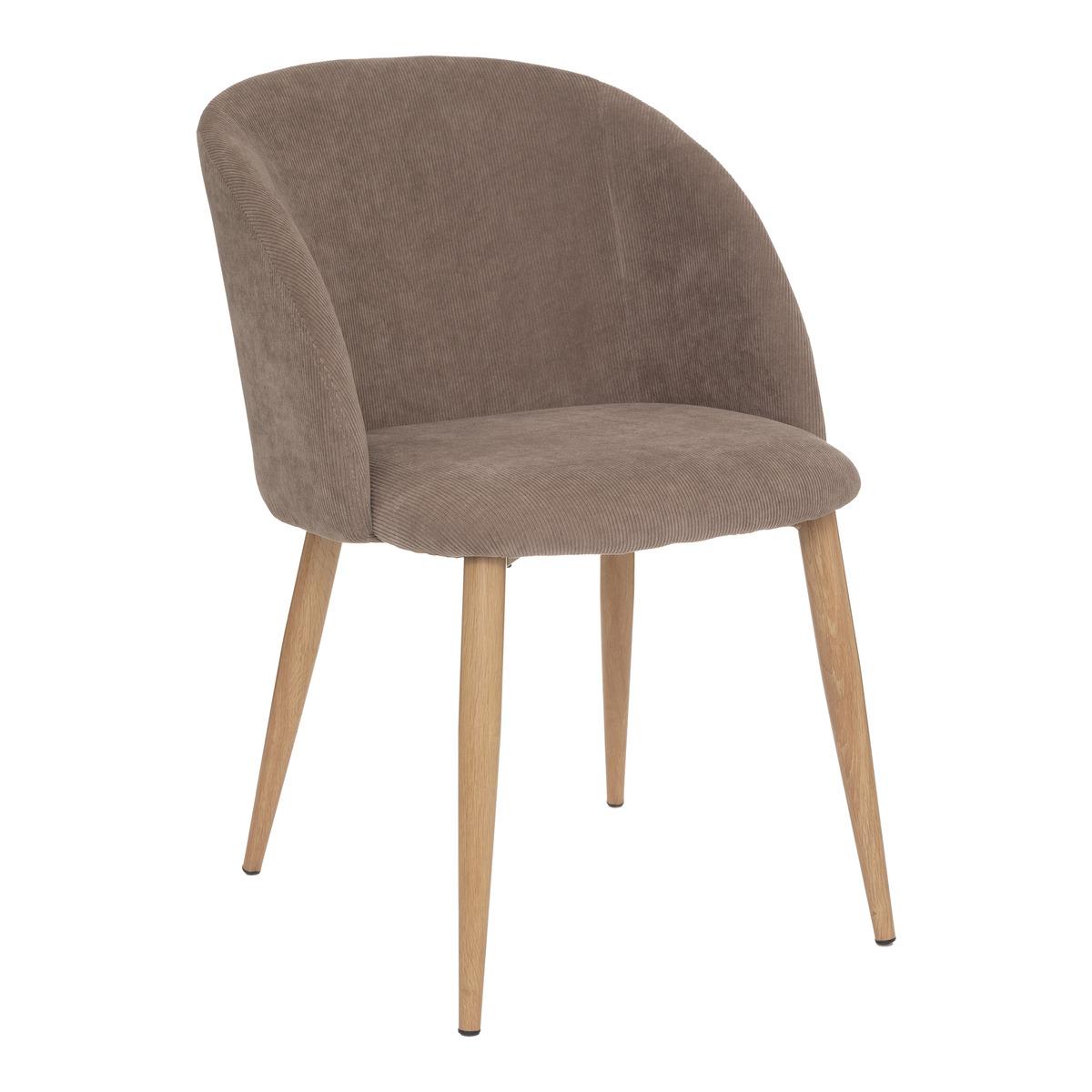 CHAISE IMITATION CHENE CELESTE TAUPE