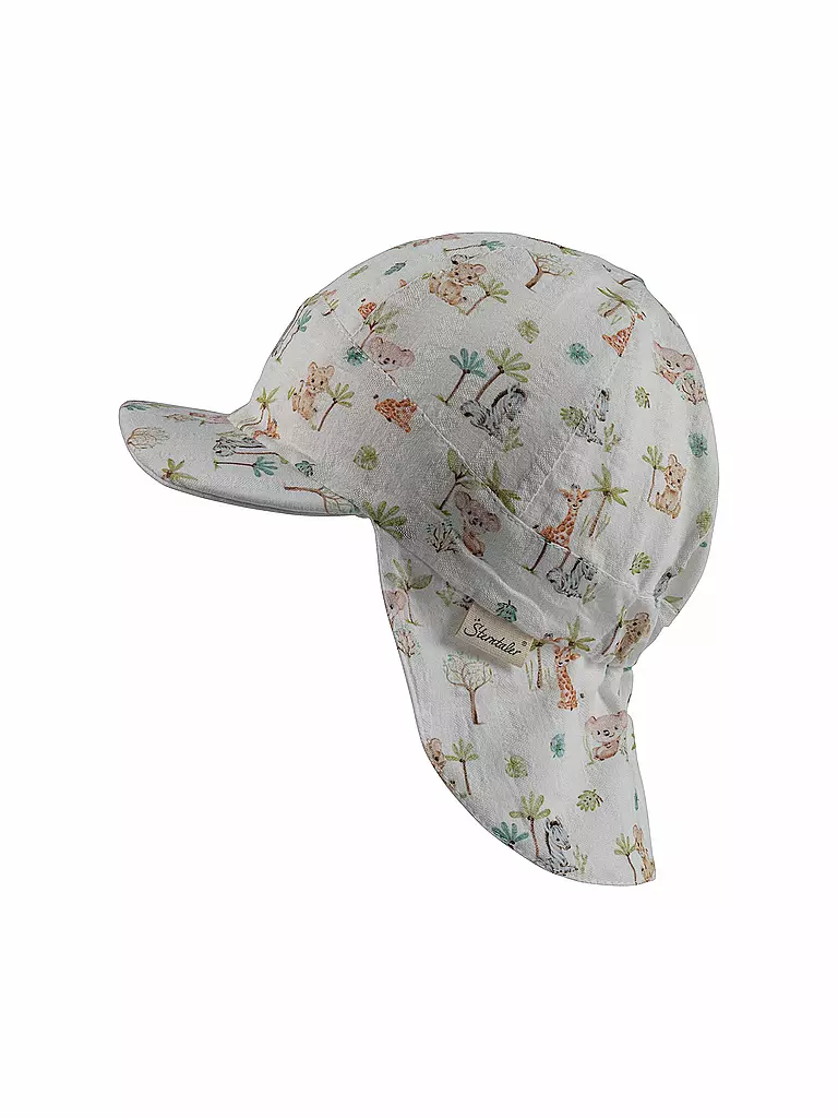 STERNTALER Baby Wende Schirmmütze weiss