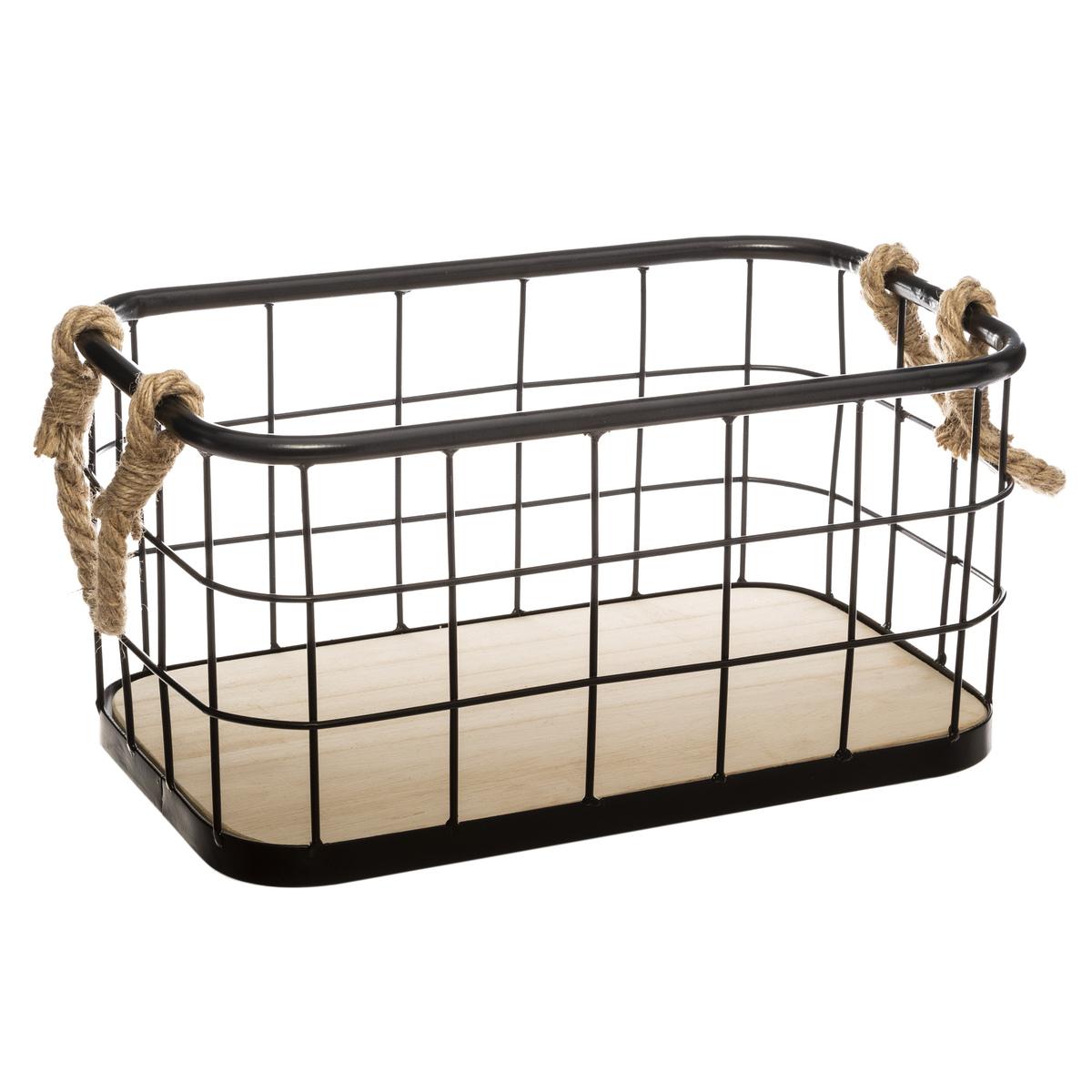 CAISSE CAGETTE LOFT D.38X26X19CM