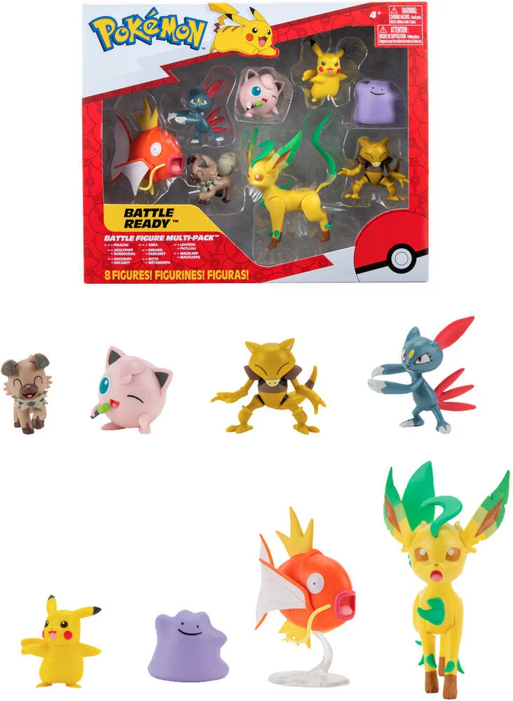 POKEMON - PACK DE 8 FIGURINES