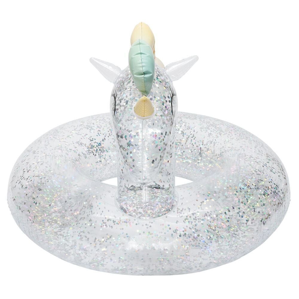 Bouée licorne paillettes Funky Ø144xH76cm
