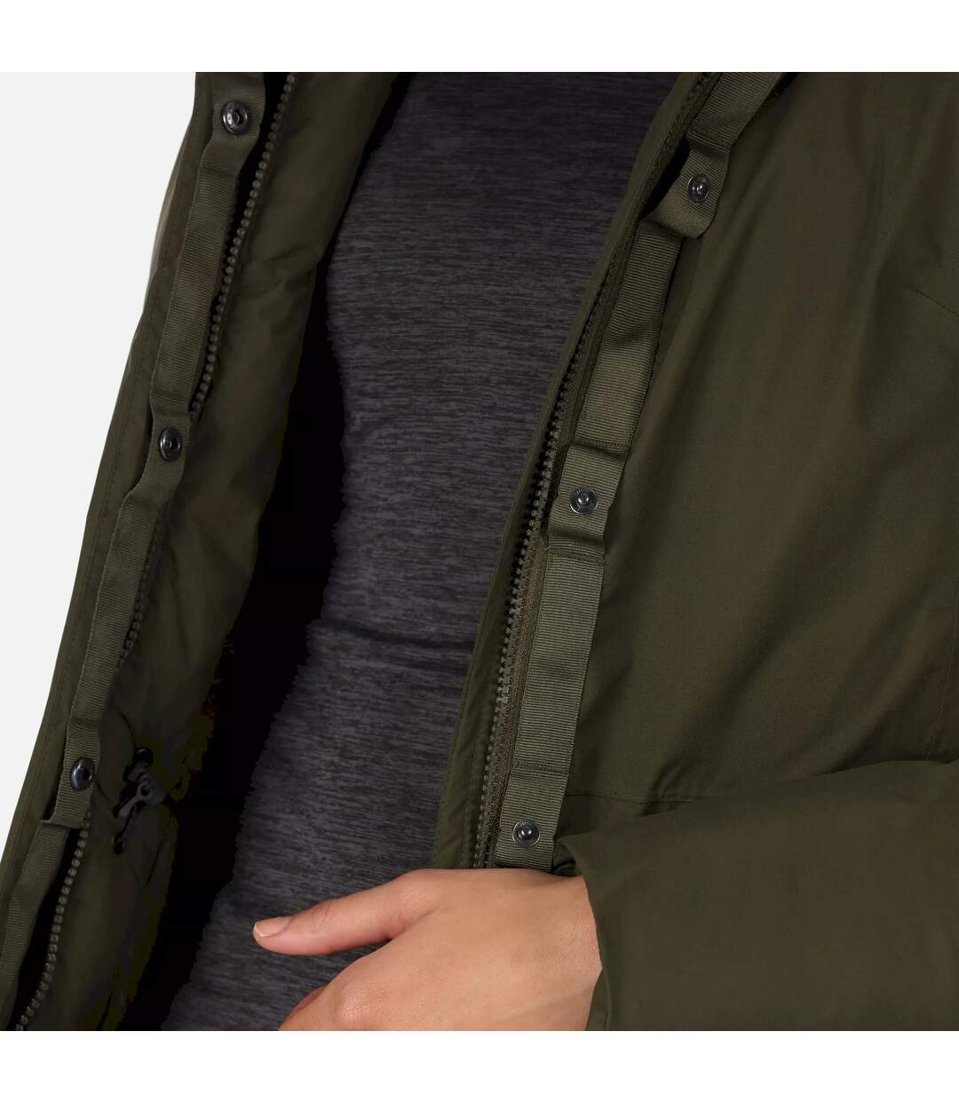 Regatta - Parka YEWBANK - Femme (Kaki foncé) - UTRG8496