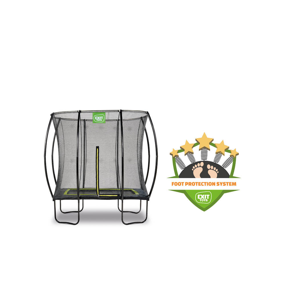 Exit Silhouette - Inground trampoline - Zwart - 1x153x214 cm