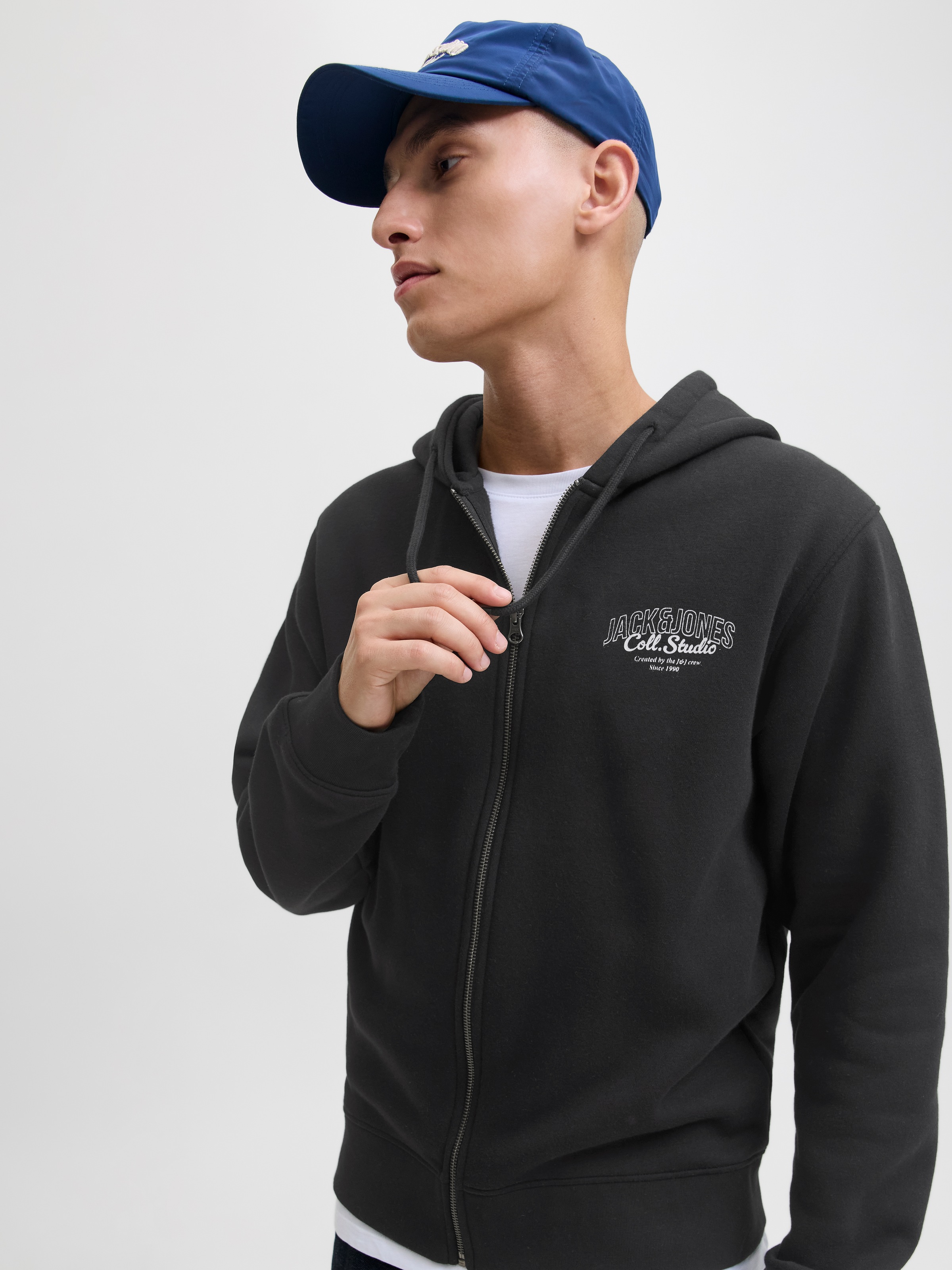 Jack & Jones Kapuzensweatjacke »JJMAKOTO SWEAT ZIP HOOD«