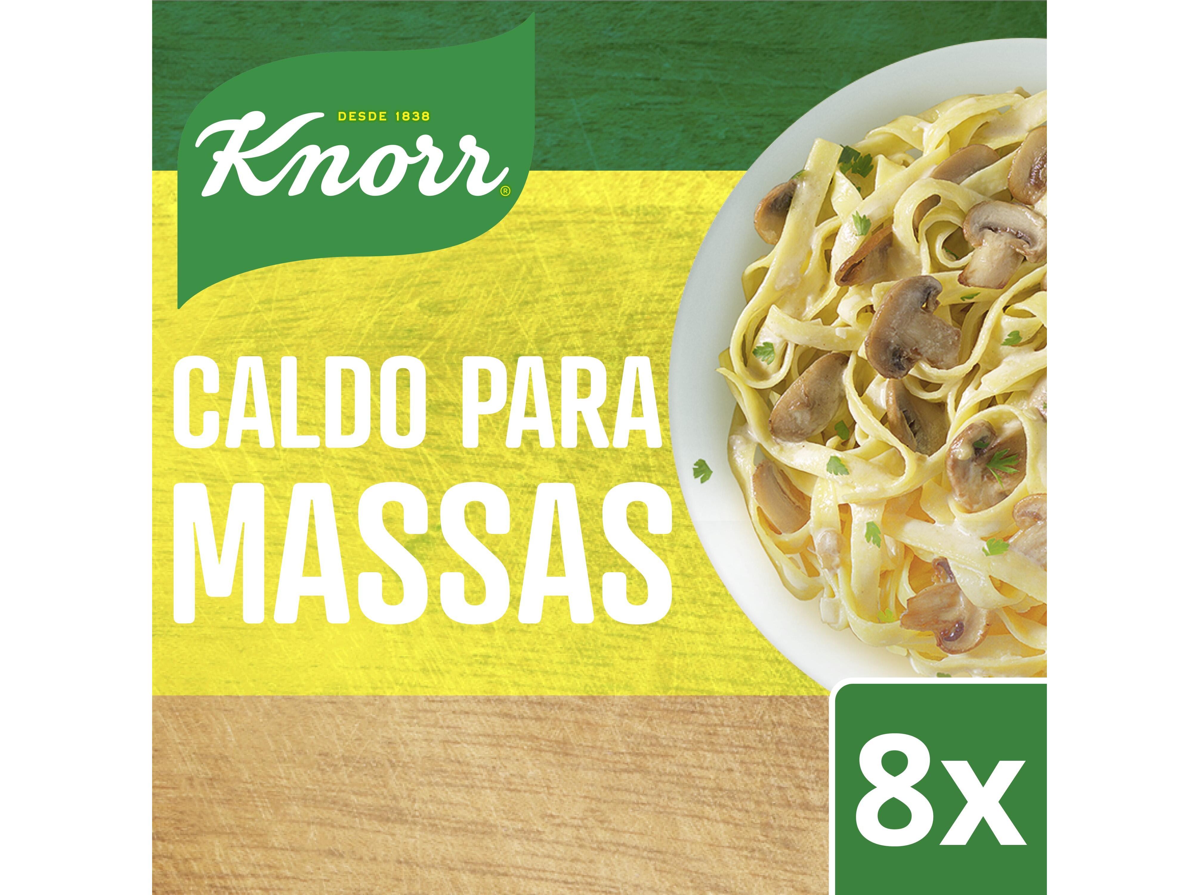 CALDO KNORR PARA MASSAS 8 CUBOS 80G