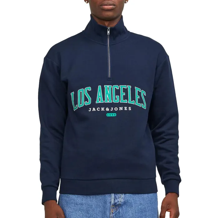 Jack & Jones Bradley Cedric Half Zip Sweater Heren