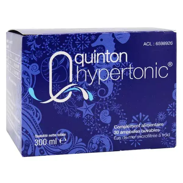 Quinton Hipertônico 30 ampolas