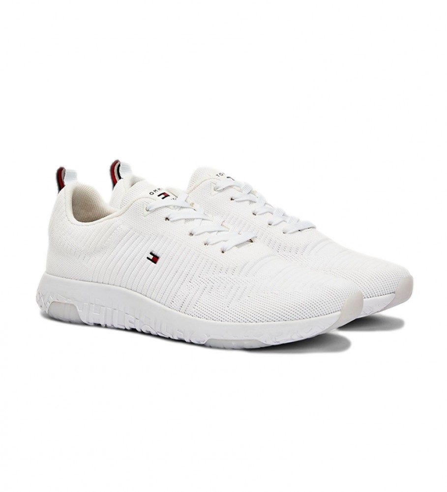Tênis Tommy Hilfiger Corporate Knit Rib Runner, Branco
