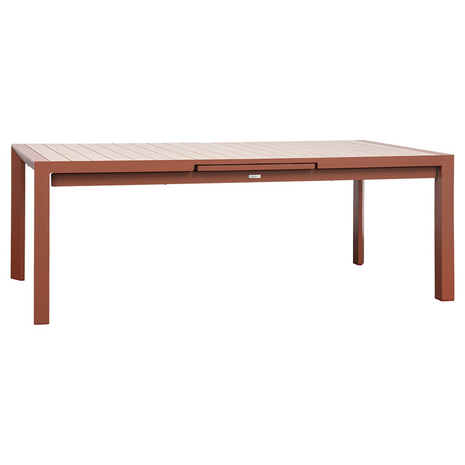 Ensemble table de jardin automatique EVASION + 10 fauteuils ESSENTIA Miel & Acajou