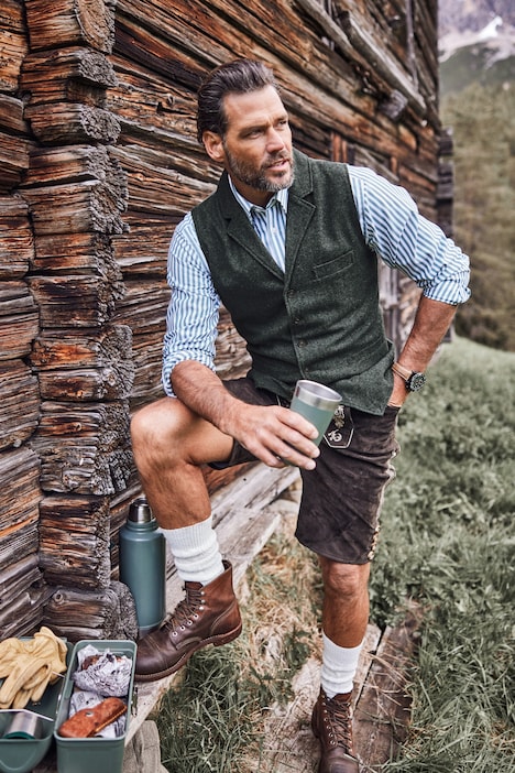 JP 1880 Trachtenhose, echtes Leder, Stickereien