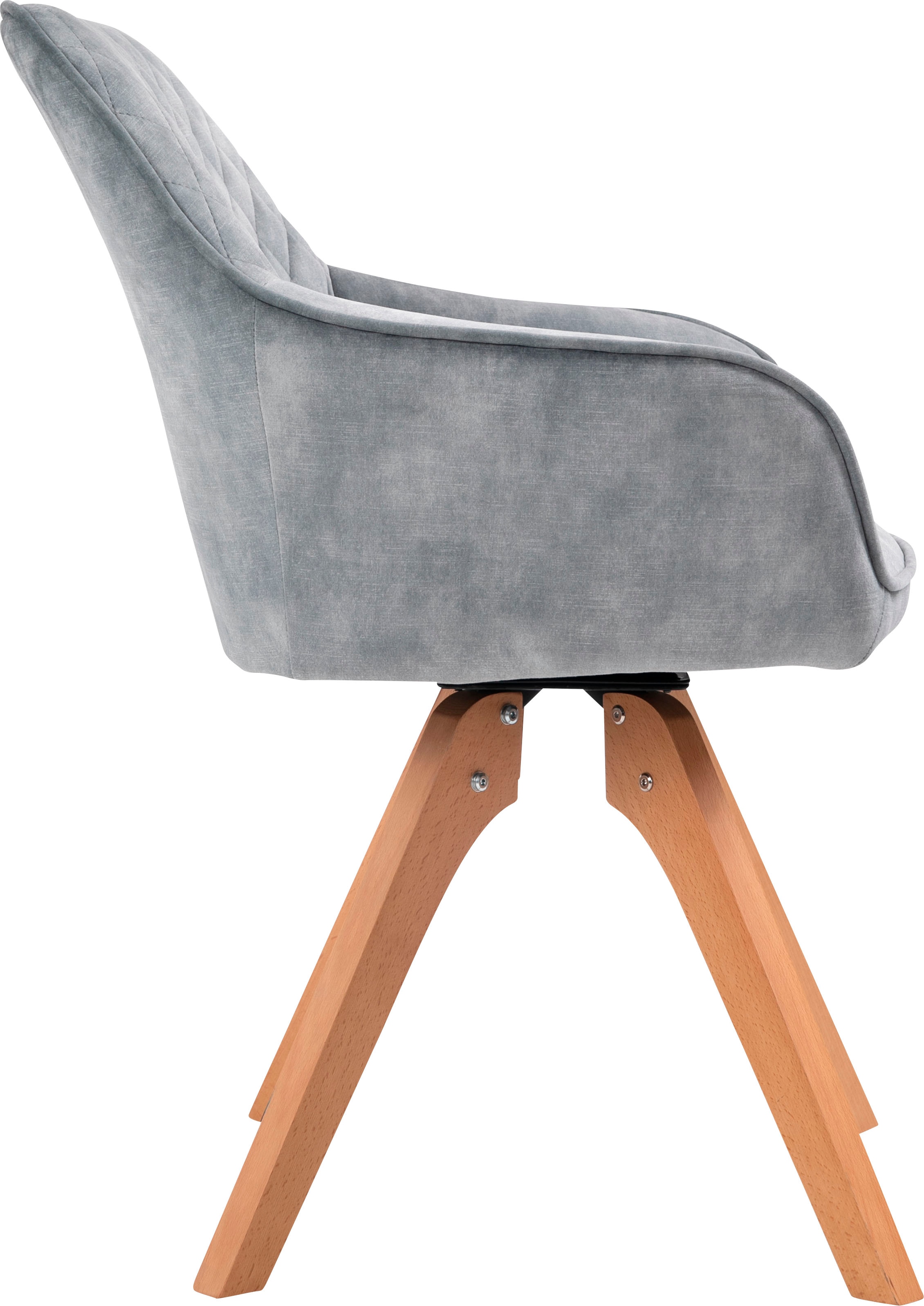 SalesFever Armlehnstuhl »Växjö - Esszimmerstuhl Komfort und Stil« () 1 Stk.Sitzkomfort neu definiert: 180° Drehplatte inklusive!