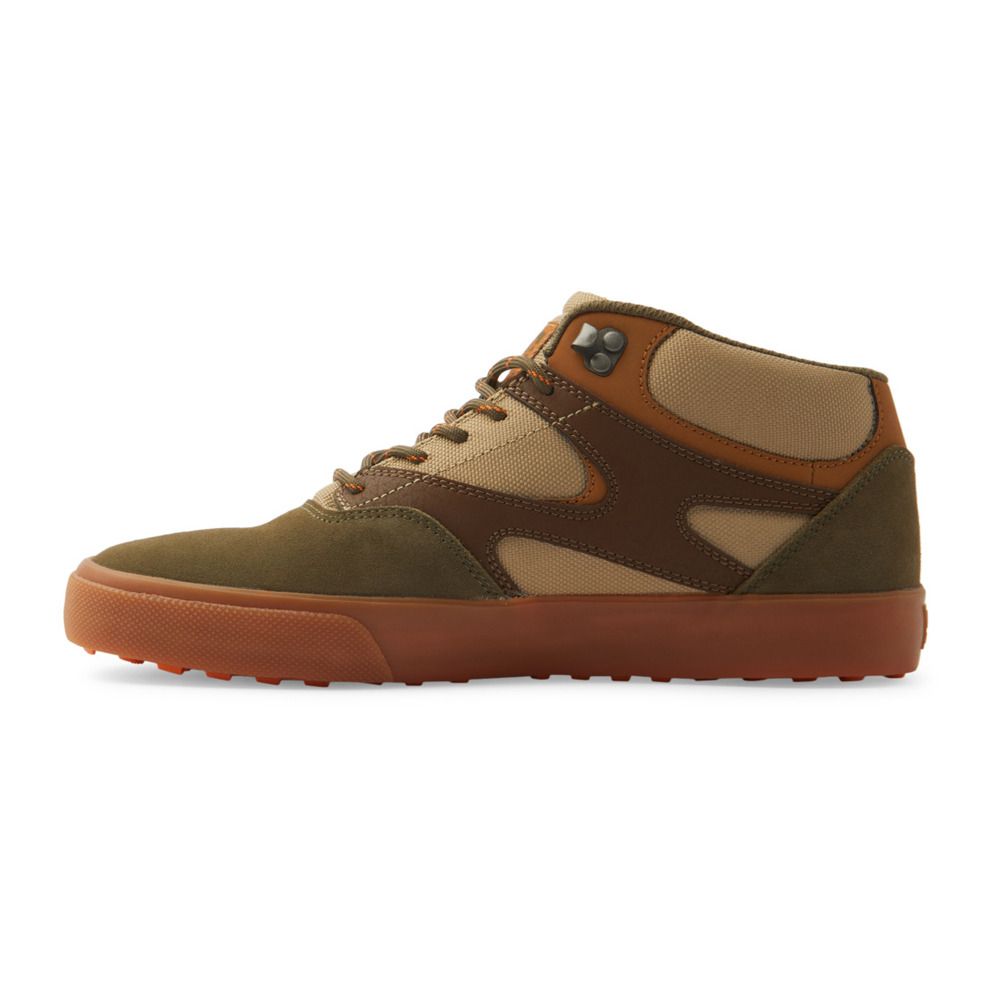DC Shoes KALIS VULC MID - Sneakers Homme brown/dk chocolate