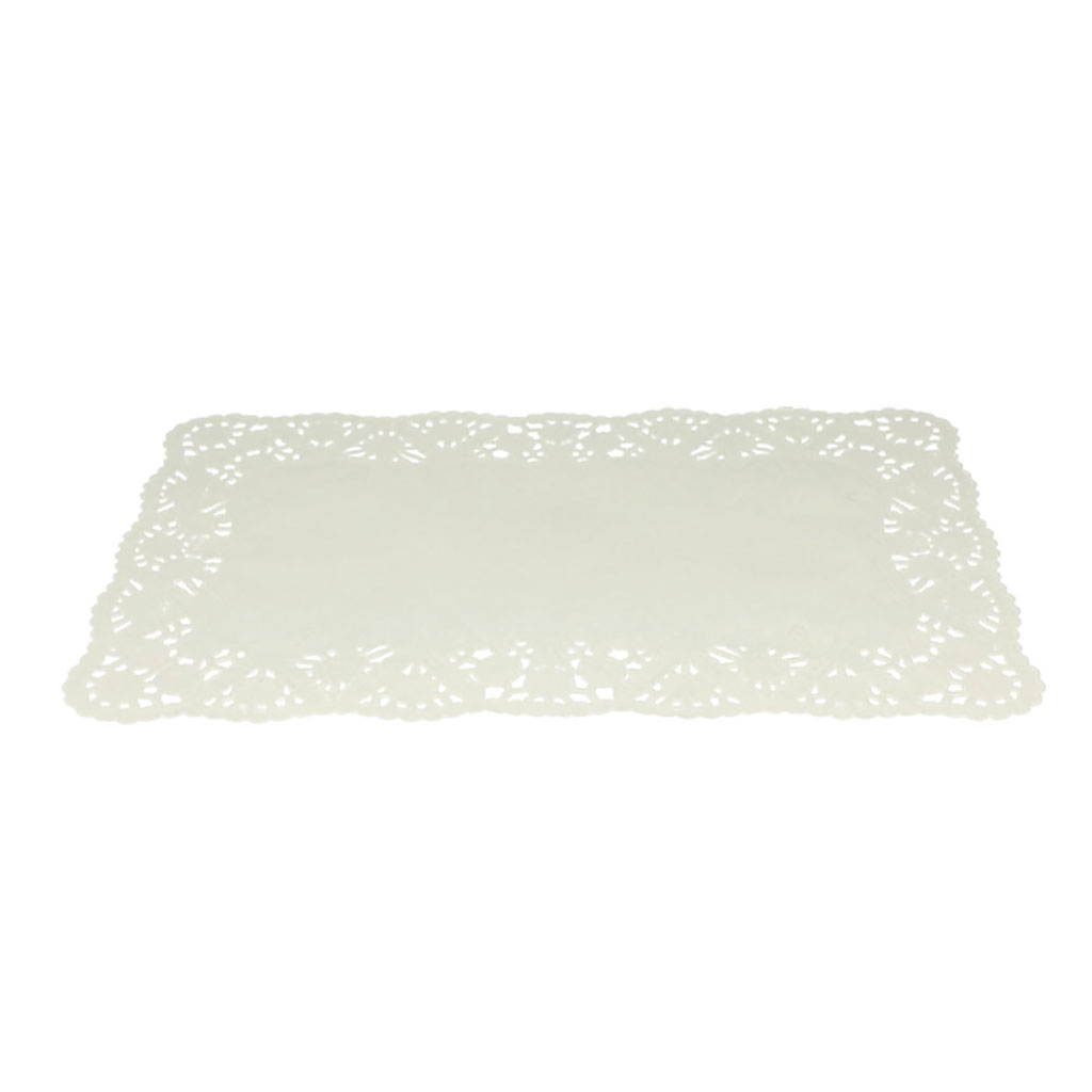 Lot de 15 napperons papier rectangulaires 20x30cm