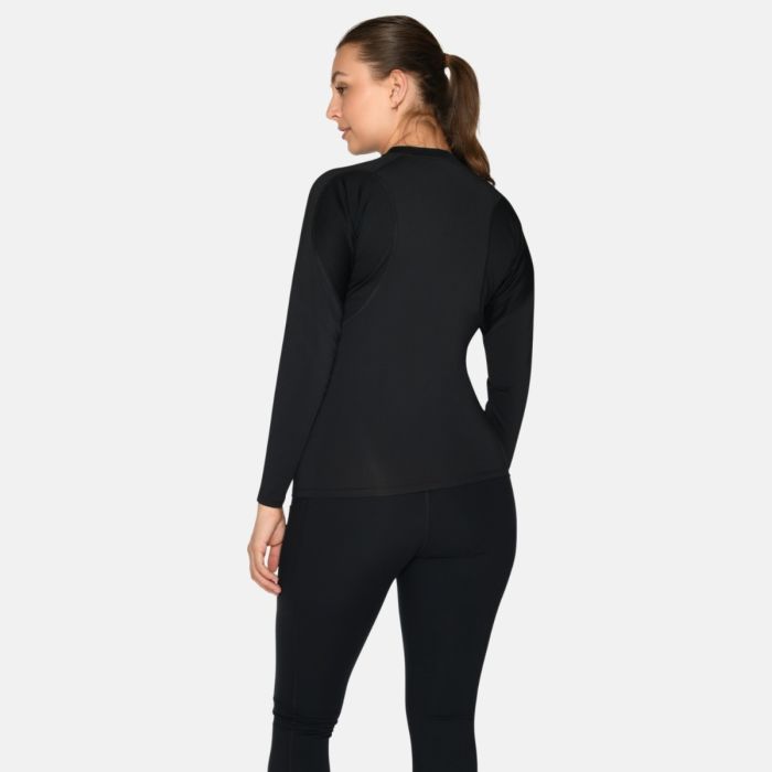 Zebdia Dame Undertøj og basislag Baselayer LS Tee Sort