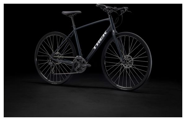 Vélo Fitness Trek FX 2 Disc Shimano Acera/Altus 9V 700 mm Bleu Nautical Navy