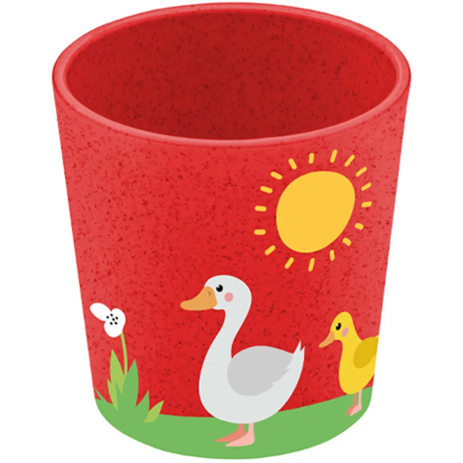 Koziol Kindergeschirrset 3er Set rot