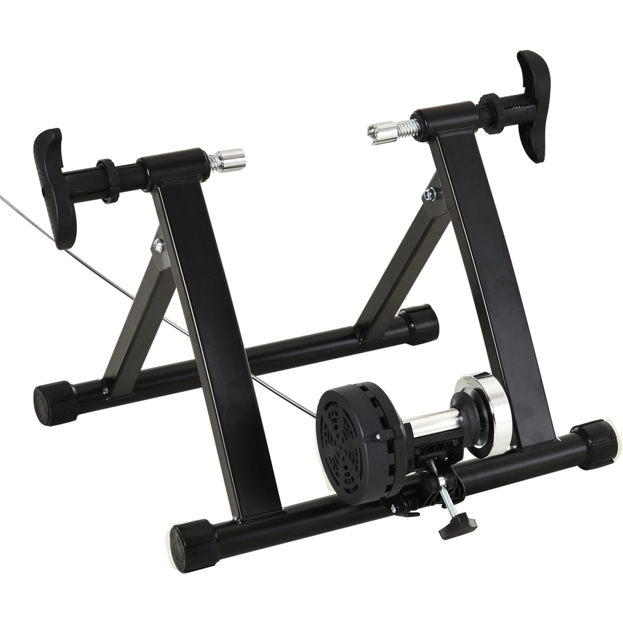 HOMCOM Rollentrainer klappbar schwarz