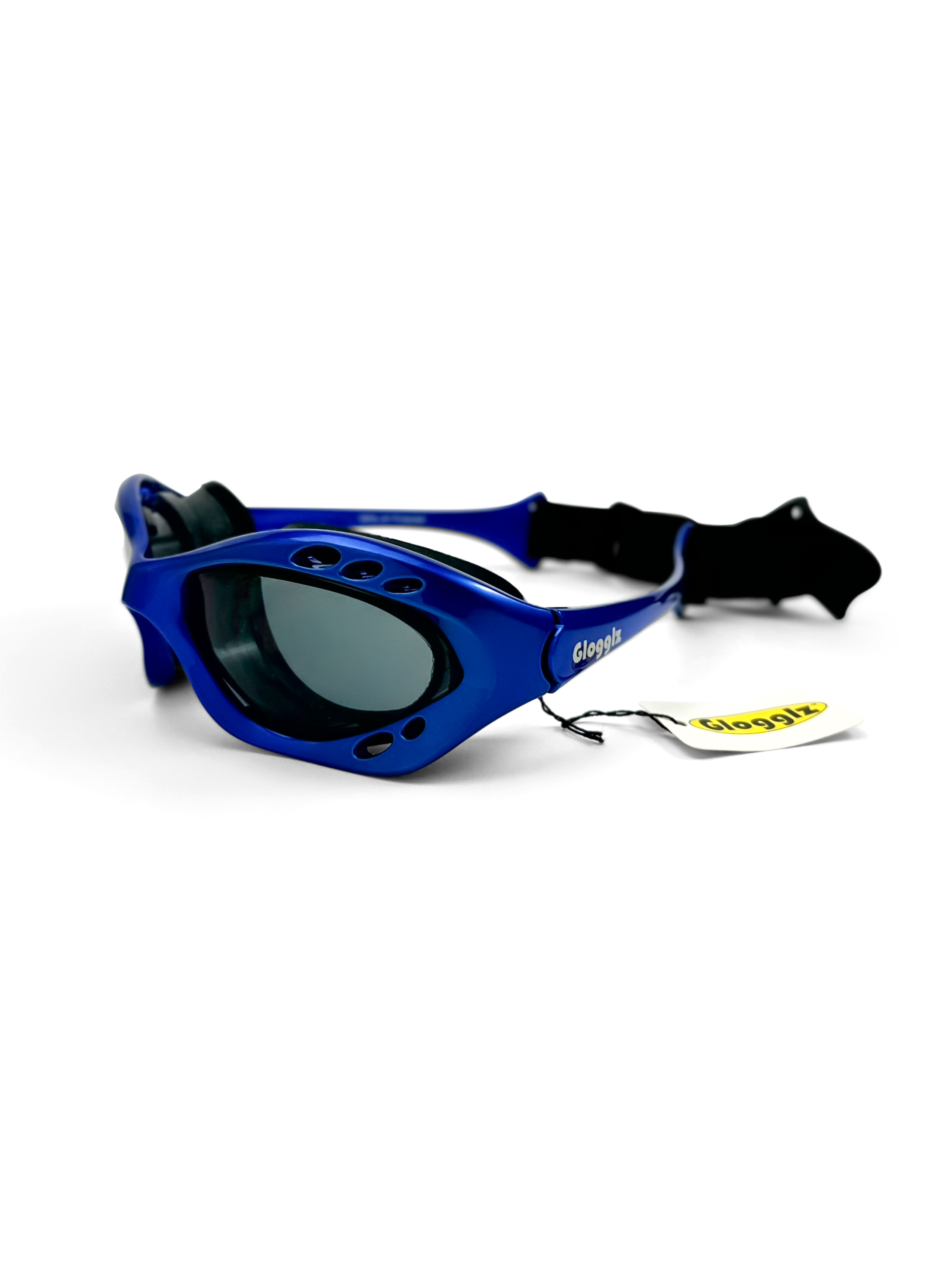Glogglz Cudaz UV400 watersport duikbril - Blue