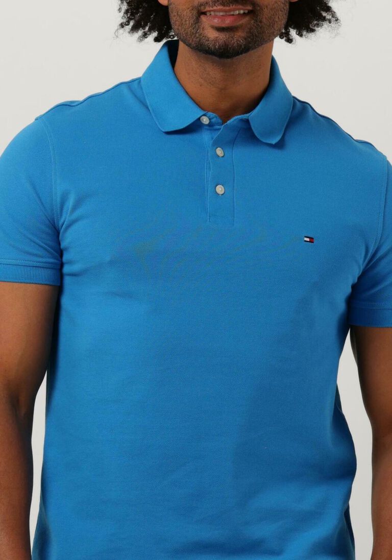 TOMMY HILFIGER blauwe tommy hilfiger polo 1985 slim polo