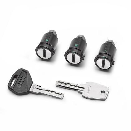 Clé Givi LOT DE 3 BARILLETS Smart Security Lock + Clé de sécurité OBKEV / OBKEVS Universel